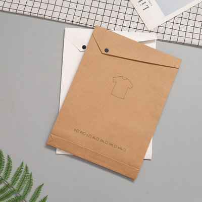 Premium Vintage Envelope Storage Bags Thickened Kraft Paper for Clothing Packaging-Underwear Clothing Packaging Paper Bags Paper