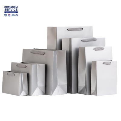 Luxury Custom Paper Bags With Your Own logo Shopping Packaging Brown Kraft Gift Craft Clothes Carrier Paper Bag With Handles