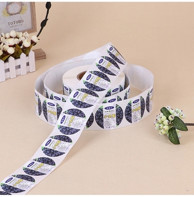 Customized Transparent PVC Roll Label Paper Self-Adhesive Stickers with Hot Stamping Coating for Logo Packaging Labels