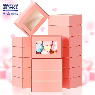 Box Corrugated Board Folders for Candle Jewelry Display Packaging Foldable Kraft Paper Jewelry Display