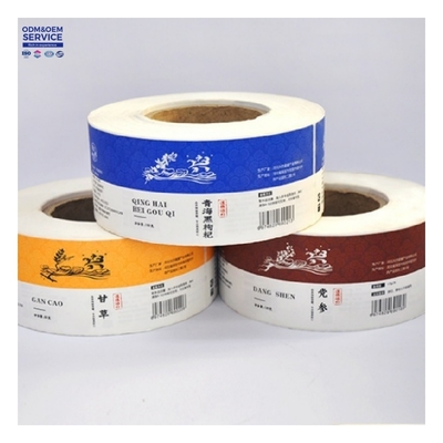 Custom logo Label Sticker Print Adhesive Waterproof Vinyl Paper Round Custom Self-adhesive Vinyl Stickers logo Sticker